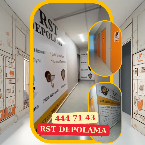 Hijyenik ve güvenli ev eşyası deposu